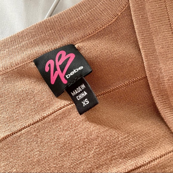 BEBE nude dress XS - Picture 3 of 3